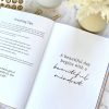 quotes inside planner book